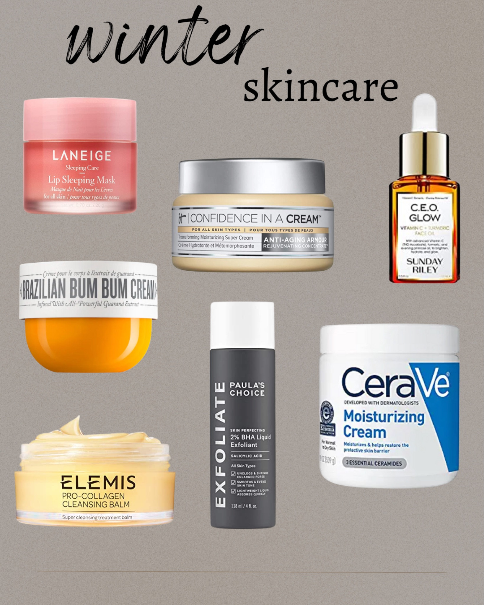 Winter skincare favorites | hydrating moisturizers | lotion \ body lotion \ bum bum lotion | exfoliating face wash | cleaning body wash | lip mask |hydrating serums 

#LTKbeauty #LTKunder50 #LTKSeasonal