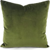 Solid Forest Green Velvet Pillow Cover - 20"" X Dark Olive Cushion Case | Etsy (US)