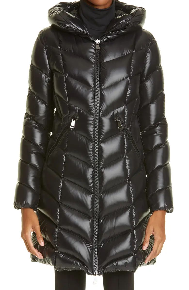 Marus Quilted 750 Fill Power Down Hooded Puffer Coat | Nordstrom