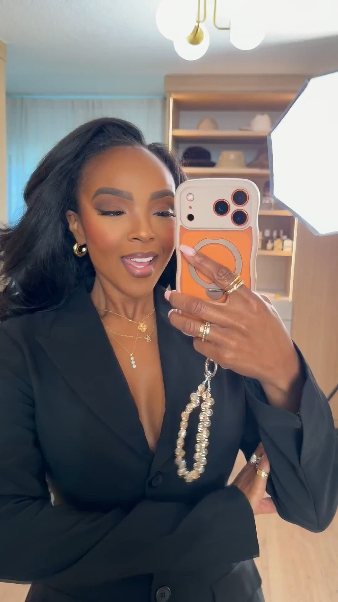 Scroll to shop this elevated black blazer dress look.

Perfect for date night, dinners, or a chic night out.

📏 Measurements: 5’4”, 140 lbs, 34D bust, 27” waist, 40” hips

Follow me on Instagram and YouTube @kirasfashionfinds
@Dynamite Clothing 