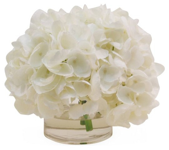 10" Hydrangea in Vase, Faux | One Kings Lane