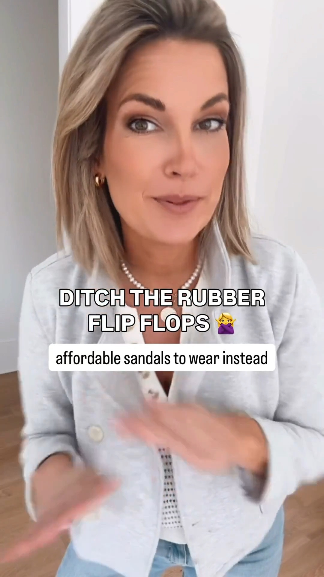Rubber flip flops are ruining your outfit. Make the easy swap to these sandals instead! Sharing 4 affordable options from Amazon 
