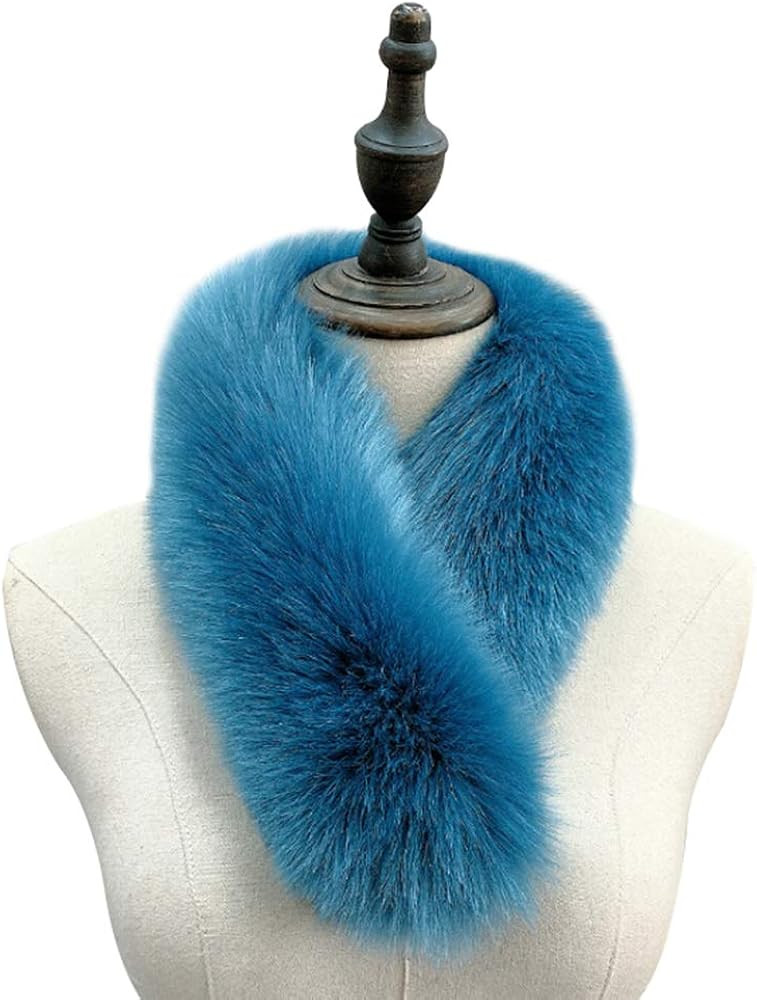 Synthetic Fur Scarf Stoles,Faux Fox Fur Scarf with Clip | Amazon (US)