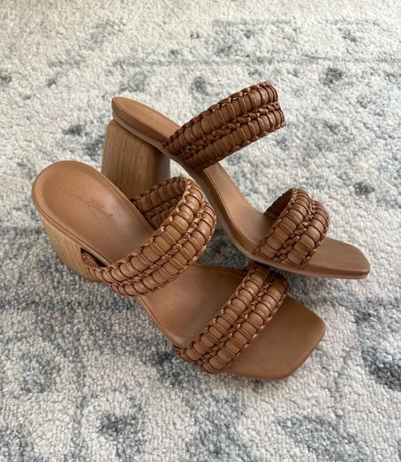 Target heels - braided heels - tan shoes - neutral shoe - summer - spring - heel - target style 

#LTKunder50 #LTKshoecrush #LTKstyletip
