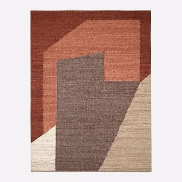 Angled Modern Form Jute Rug | West Elm | West Elm (US)