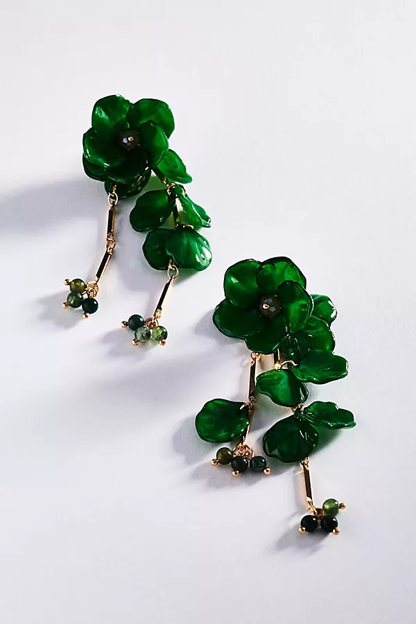 Floral Drop Earrings | Anthropologie (US)