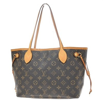 LOUIS VUITTON Neverfull PM Shoulder Tote Bag Monogram Leather BN M40155 21MA792 | eBay | eBay US