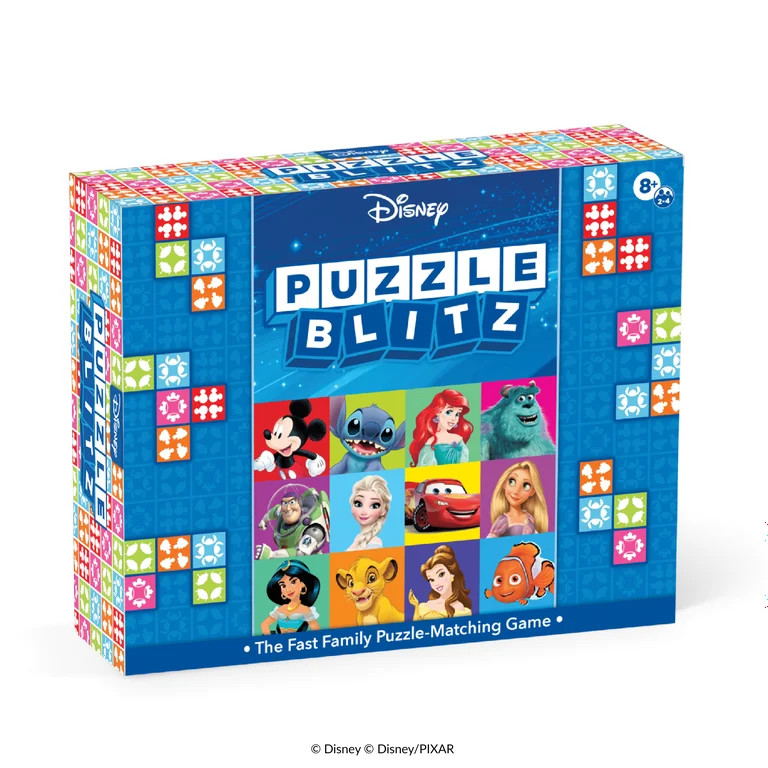 Disney Puzzle Blitz Family Board Game, 2-4 Players, Children Ages 8+ (Walmart Exclusive) | Walmart (US)
