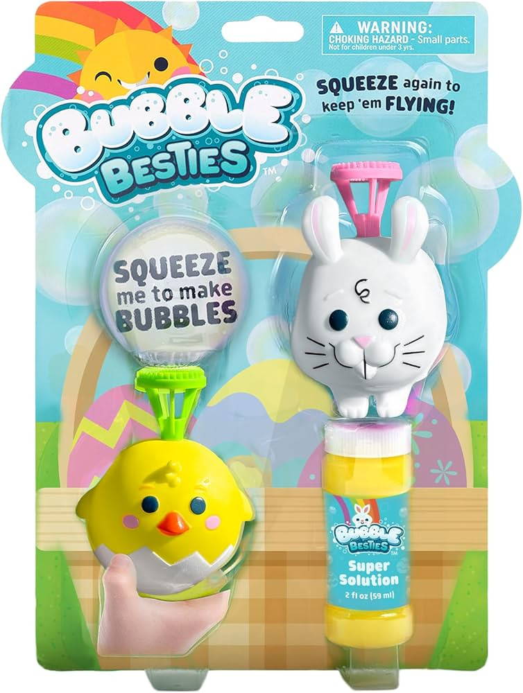 Chuckle & Roar - Easter Bubble Besties - Fun and Colorful Characters - Soft and Washable - Fun in... | Amazon (US)