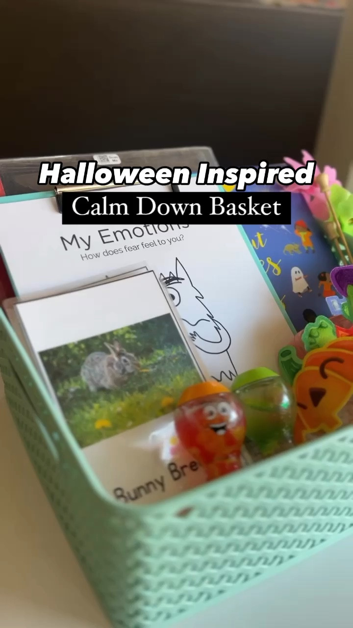 Did you know that developing new fears is a totally normal part of early childhood? 🎃 As their imagination grows, so do their fears—especially around Halloween when everything’s a bit spookier!

That’s why I created this Halloween-themed calm down basket. It’s full of tools to help kids express their fears in a fun and practical way. 

Get the breathing prompt cards and the Color Monster writing prompts as part of my Emotion Explorers printable bundle available at outsidethetoybox.com

#LTKVideo #LTKKids #LTKHalloween