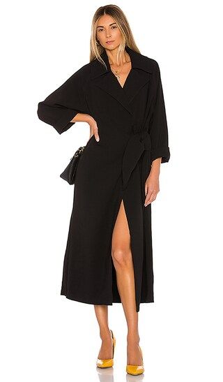 The Magdala Coat in Black | Revolve Clothing (Global)