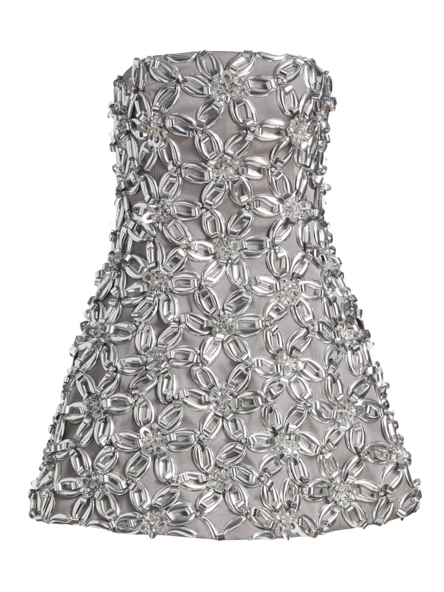 Vandelia Embellished Strapless Minidress | Saks Fifth Avenue