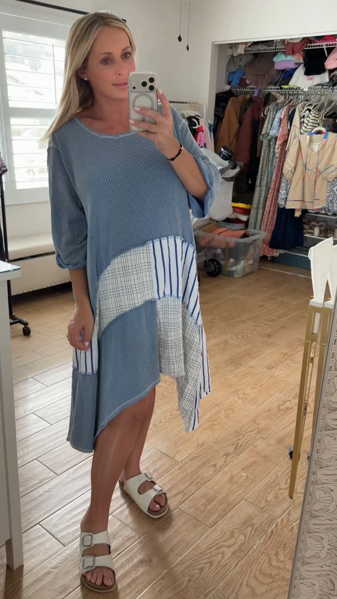 Summer dress with sandals. Wearing XL at 26 weeks pregnant.

#LTKBump #LTKootd #LTKSeasonal