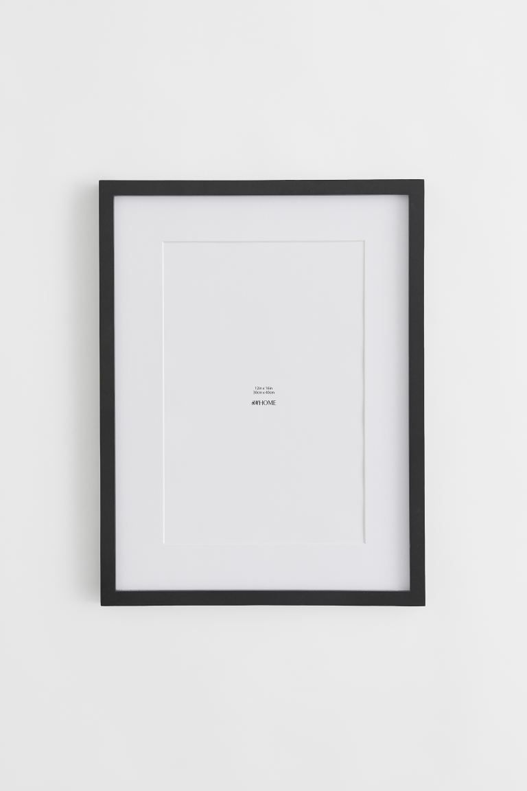 Wooden Frame - Black - Home All | H&M US | H&M (US + CA)