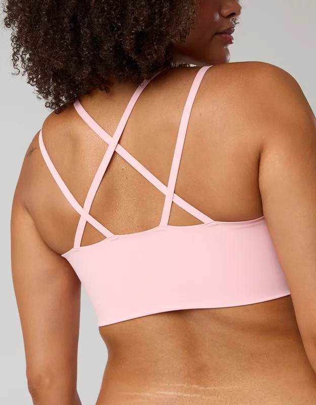 OFFLINE By Aerie Real Me Hold Up! Strappy Sports Bra | Aerie