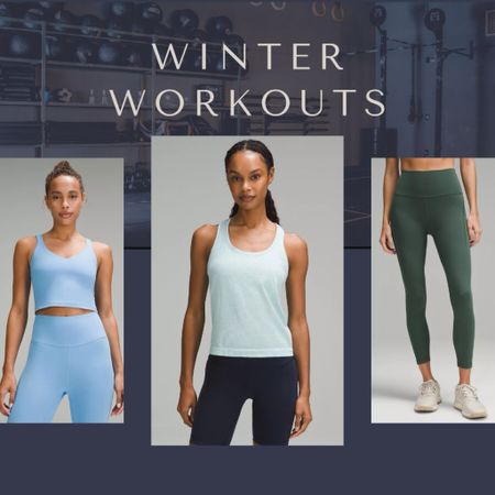 Winter Workout Outfits to Inspire Your Fitness 💪🏼 Cute and comfortable winter outfits for the gym that you’ll love to wear all day! These workout separates from Lululemon are ideal for the gym and daily life, but also act as a great travel outfit to and from a workout! Now available in an array of winter blues, grays, and greens, these are the top styles of workout clothes for women from Lululemon:

#LTKSeasonal #LTKfitness #LTKmidsize