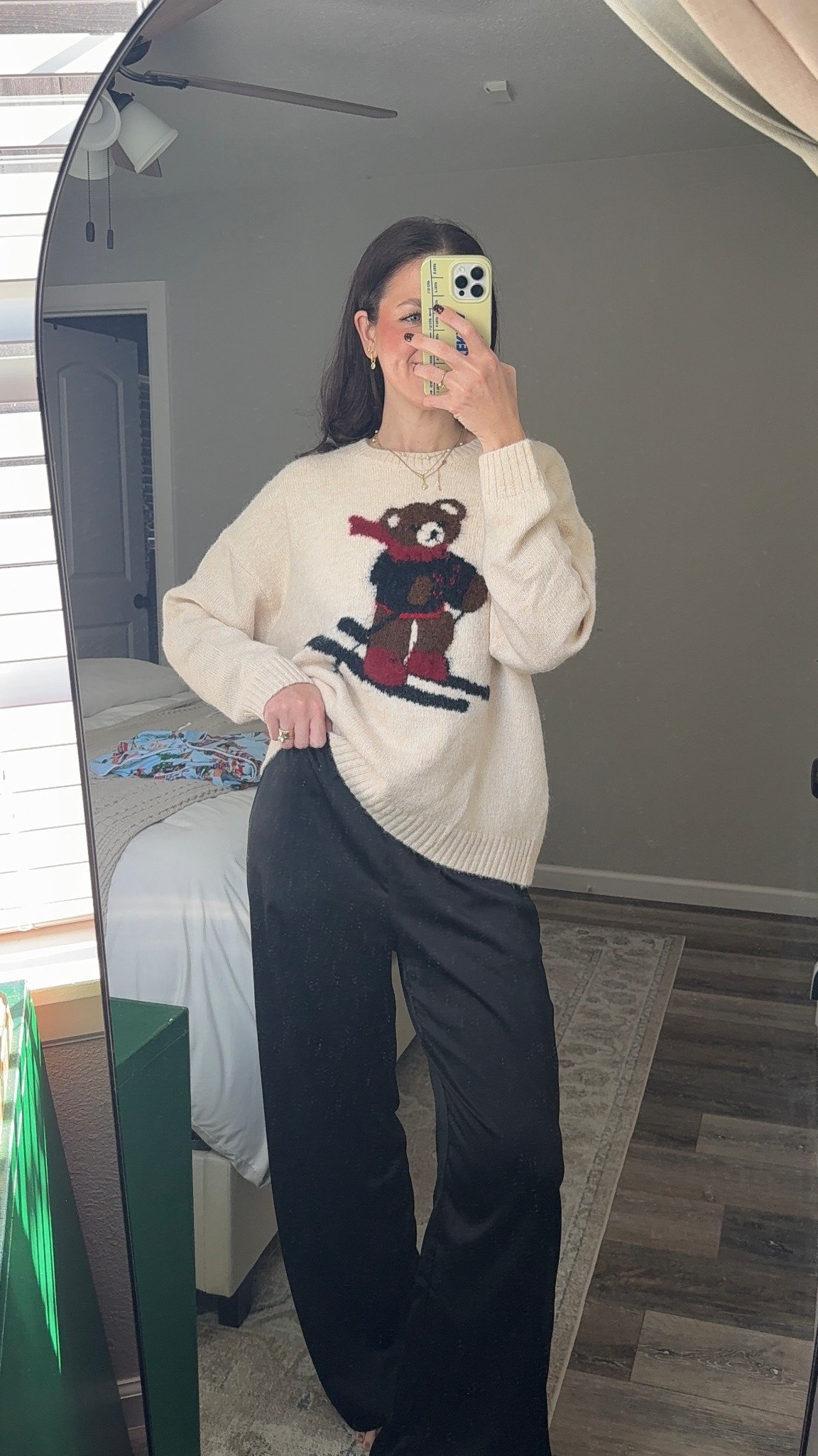 Just got this new sweater from Target and immediately had to put it on! 
Winter, winter fashion, sweater, target, target fashion 

#LTKFindsUnder50 #LTKSeasonal #LTKHoliday