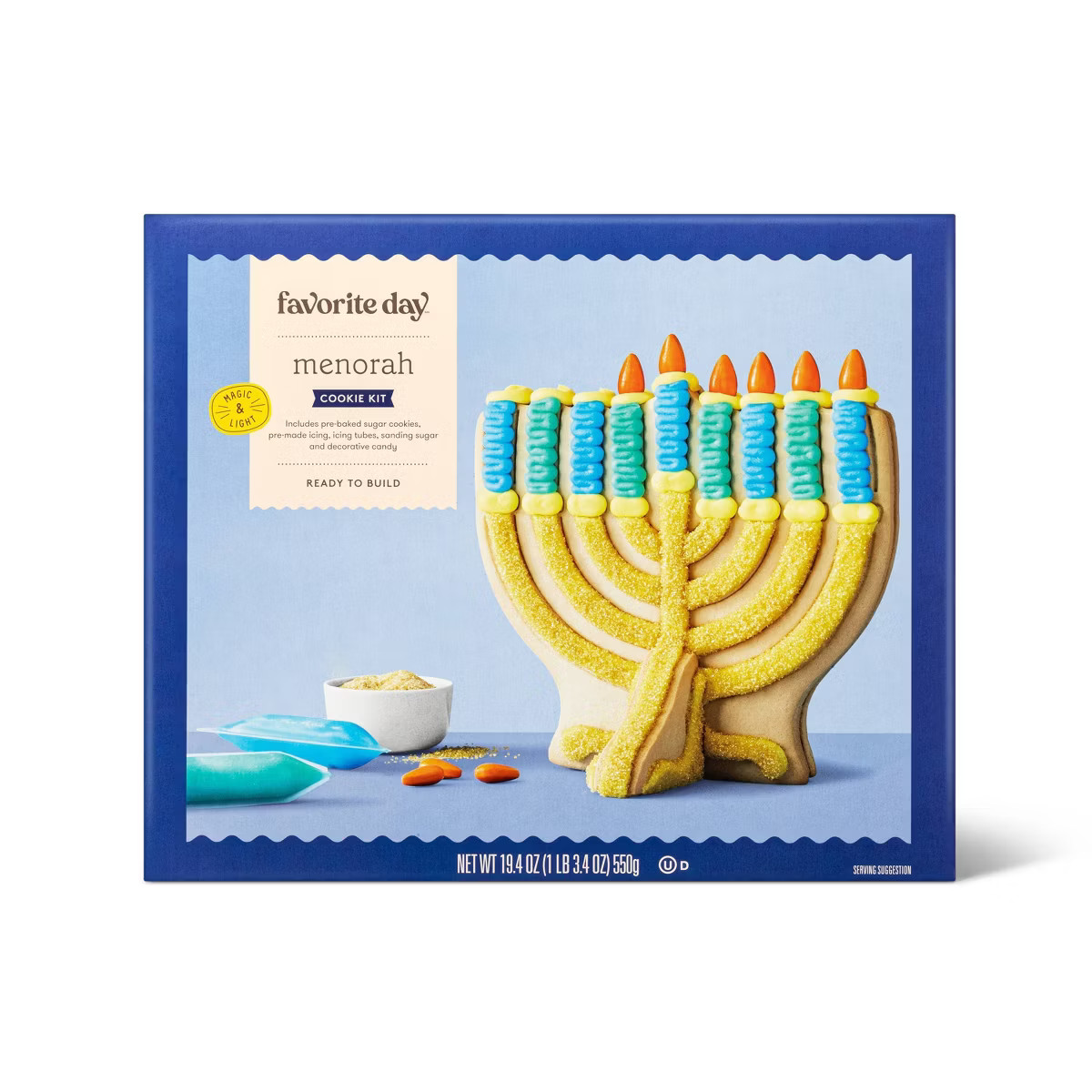 Hanukkah Menorah Kit - 19.4oz - Favorite Day™ | Target