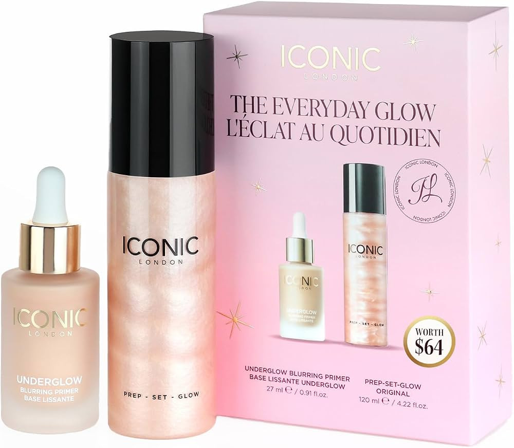 The Everyday Glow Gift Set- Including Underglow Blurring Primer and Prep Set Glow, Makeup Gift Se... | Amazon (US)