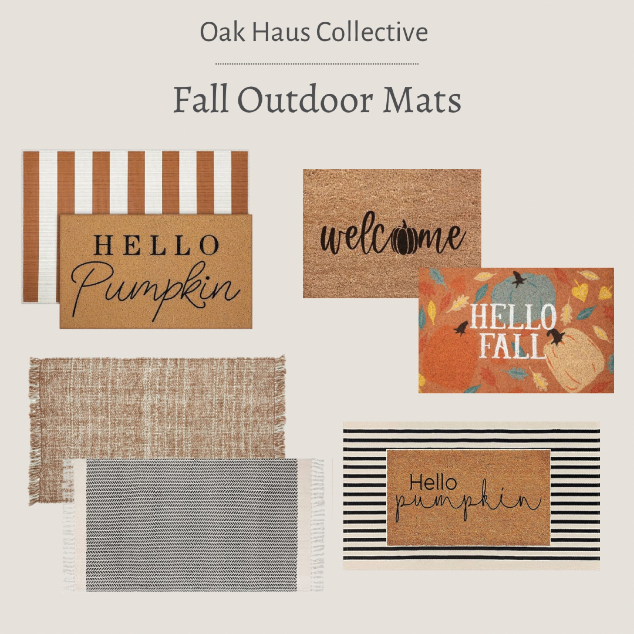 Fall Outdoor Mats  

Fall collection, fall decor, home decor,, pumpkin decor, fall home, fall front porch, front porch mat, front porch decor, fall outdoor mat, pumpkin mat, hello pumpkin, layered rugs, layered outdoor mat, fall layered mats 

#LTKSeasonal #LTKFallSale #LTKHome

#LTKSeasonal #LTKFallSale #LTKHome