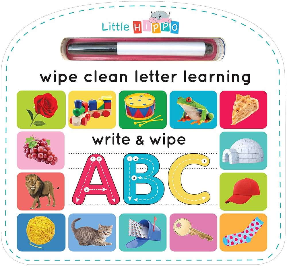 Write & Wipe ABC - Children's Novelty Learning Board Book - Wipe Clean - Alphabet - Educational | Amazon (US)