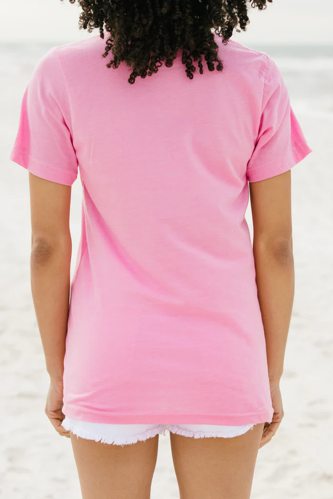 Boat Babe Bubble Gum Pink Graphic Tee | The Mint Julep Boutique