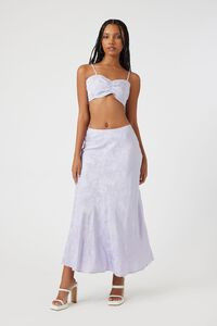 Jacquard Satin Maxi Skirt | Forever 21 (US)