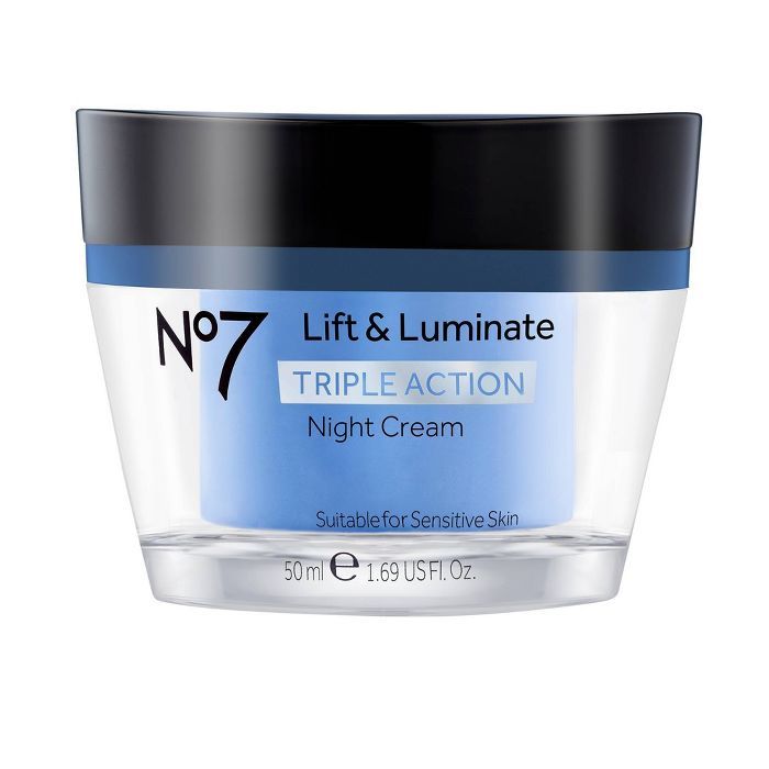 No7 Lift & Luminate Triple Action Night Cream - 1.69oz | Target