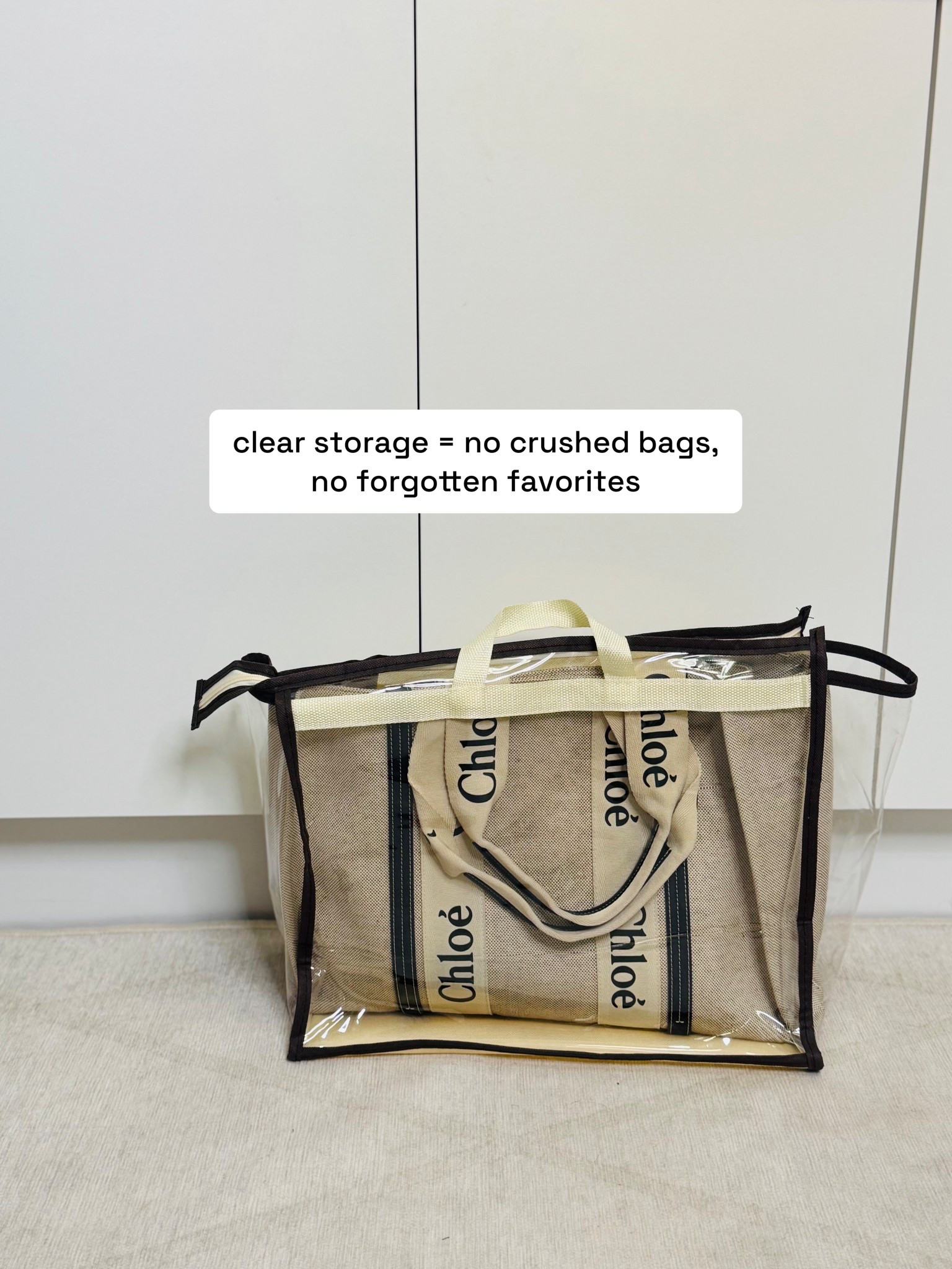 Clear purse storage bags are my favorite, they keep your purse safe and organized and it is easy to find what purse you are looking for .your closet will look super organized .  #pursestoragebag 

#LTKFindsUnder50 #LTKHome #LTKOver40