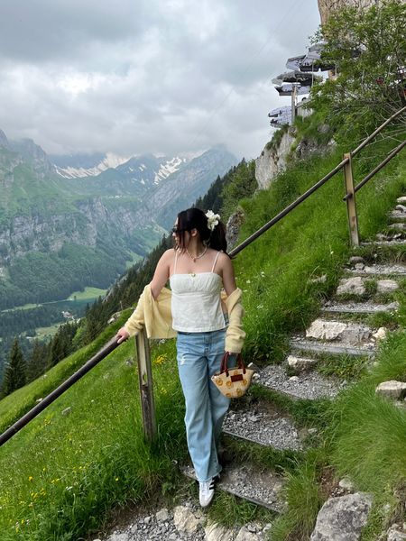 casual spring outfit i wore in switzerland

#LTKtravel