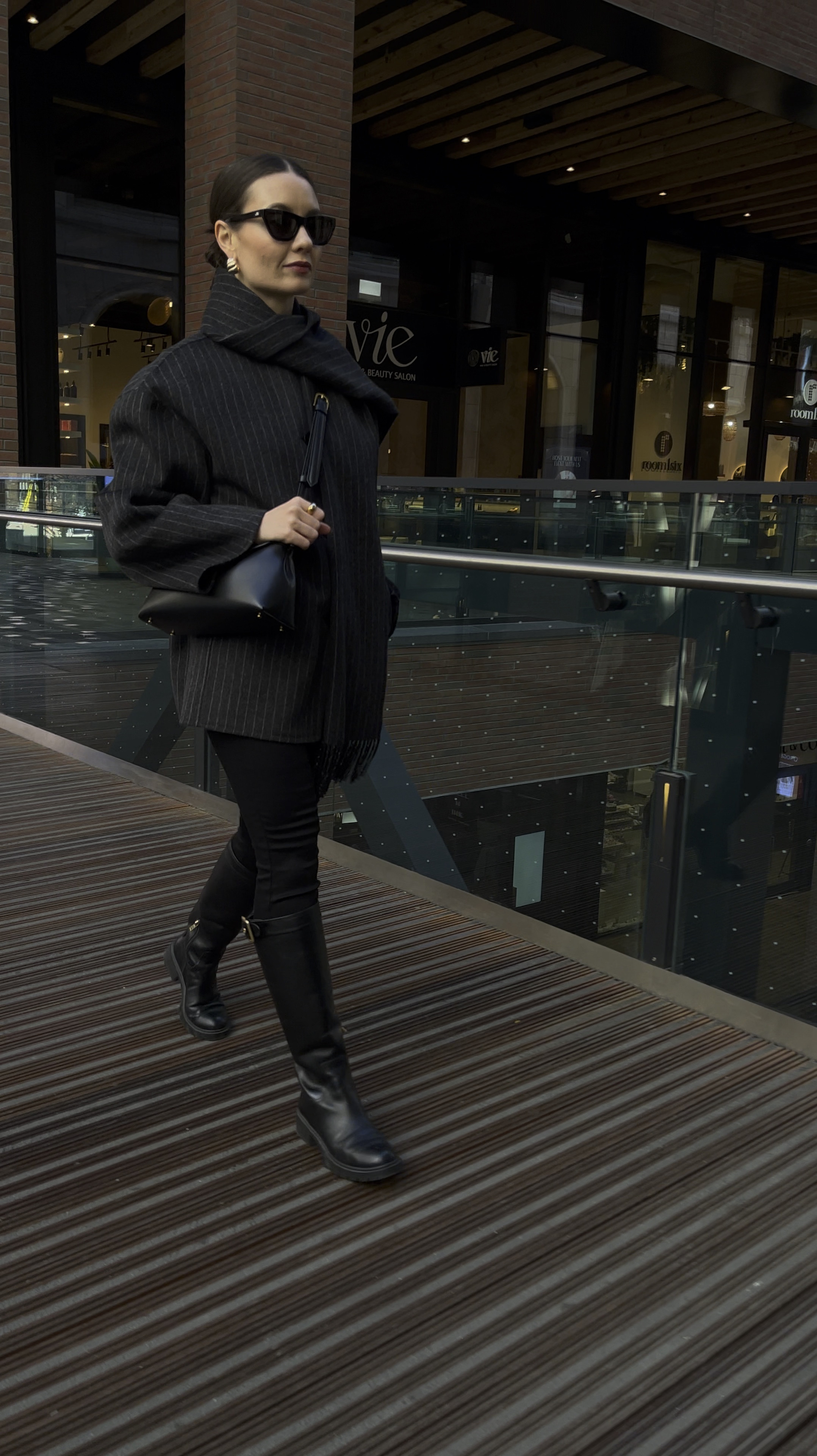 Scarf jackets (xs), riding boots, knee high boots

#LTKShoeCrush #LTKWatchNow #LTKSeasonal