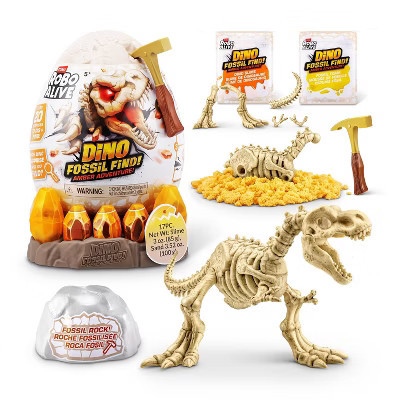 Robo Alive Fossil Find Amber Adventure by ZURU: Dinosaur Figure Playset with 6 Pieces | Target