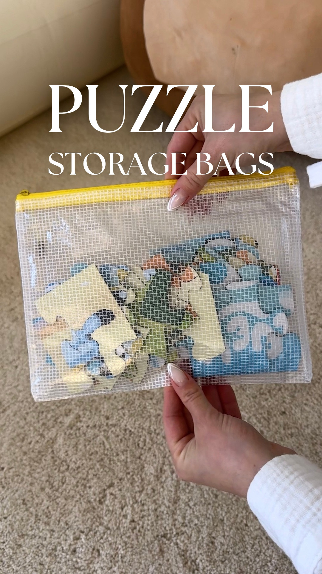These transparent zipper bags are perfect for storing puzzles and small toys! Also great for storing documents like passports and social security cards!

toy organization, amazon find, puzzle storage bags, kids toy storage, toy organizer, zip storage bags, playroom organization, puzzle organization, home organization

#amazonfinds #toyorganization #playroomorganization #toystorage #amazonmusthave 

#LTKmomlife #LTKSaleAlert #LTKHome