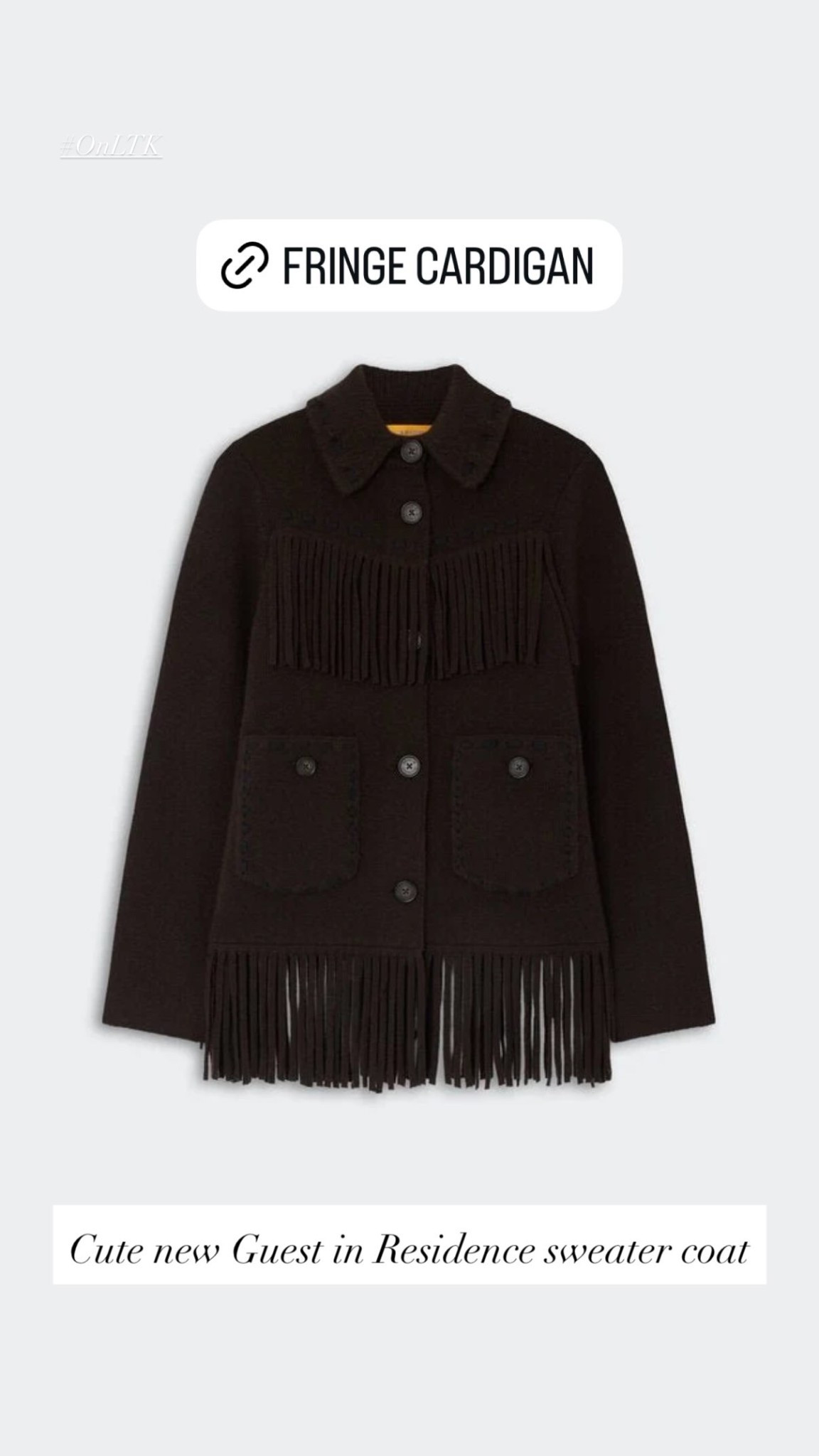 Cute new Guest in Residence sweater coat, brown fall jacket.

#LTKSeasonal #LTKTravel #LTKstorytime