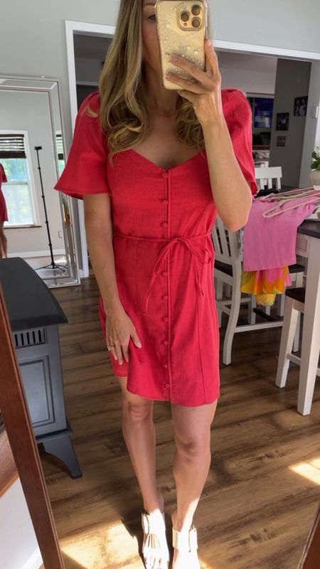 Abercrombie dress , red dress , summer outfits , casual outfits , Fourth of July outfits 

#LTKFindsUnder100 #LTKFindsUnder50 #LTKSeasonal