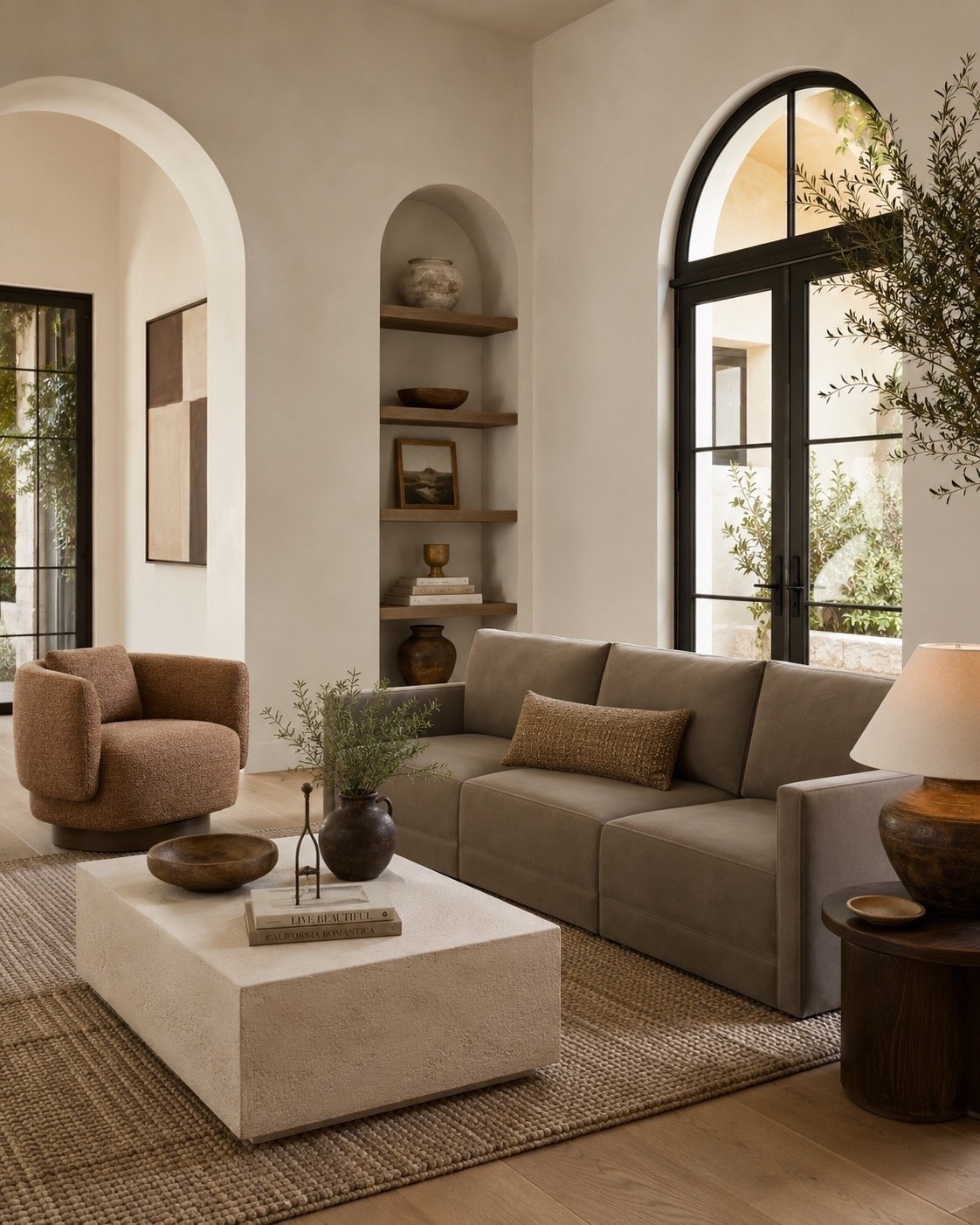 Cozy, earthy, functional, and lived-in! I love these warm neutrals paired together for a space that feels elevated yet still livable. All Wayfair favorites!

#LTKHome #LTKSaleAlert