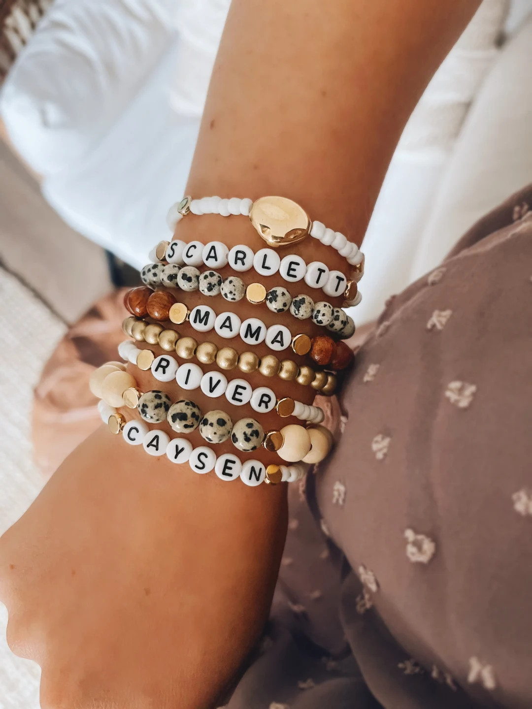 Name Bracelet, Custom Name Bracelet, Personalized Jewelry, Custom Jewelry, Beaded Bracelet, Perso... | Etsy (US)