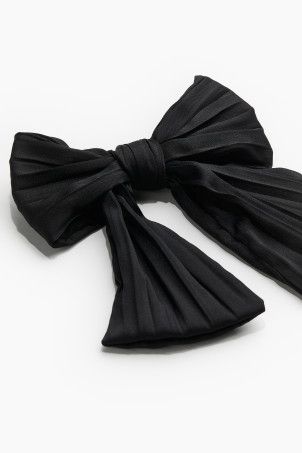 Bow-detail Hair Clip - White - Ladies | H&M US | H&M (US + CA)