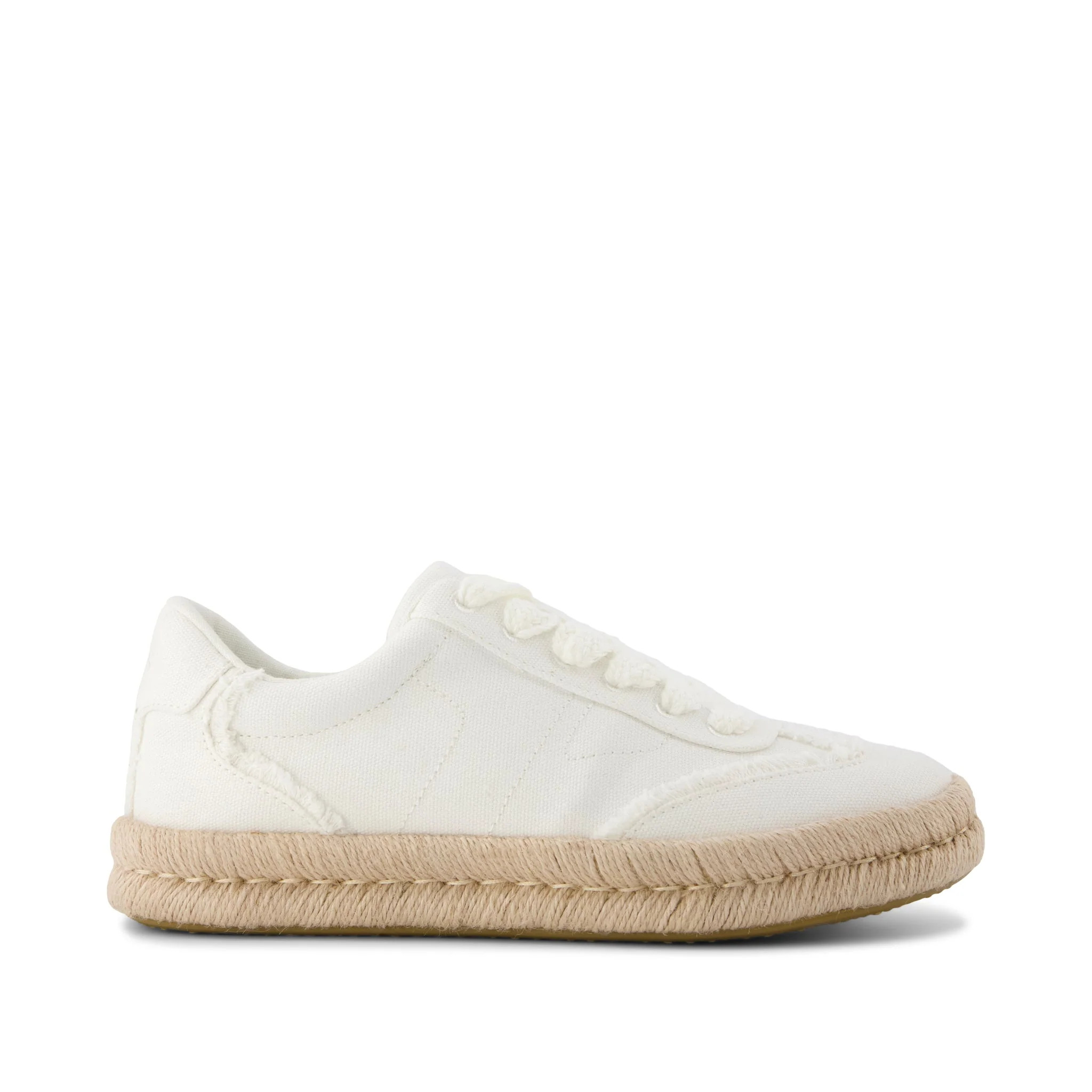 Womens Jesse Espadrille Sneaker White Canvas | Toms EMEA