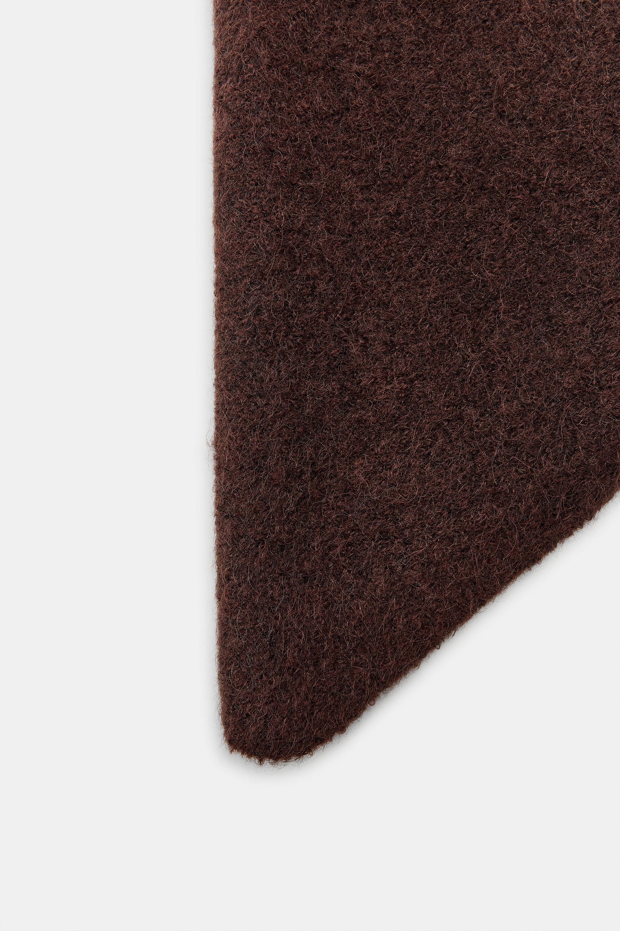 KNIT BANDANA HOODIE | Zara US