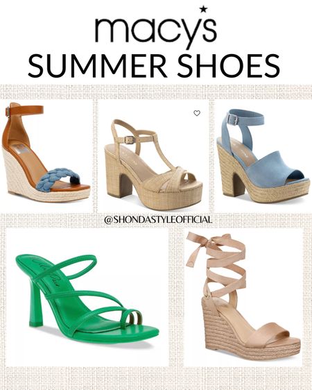 Summer shoes on sale more at Macy’s 😍 25-40% off

#LTKsalealert #LTKunder50 #LTKSeasonal