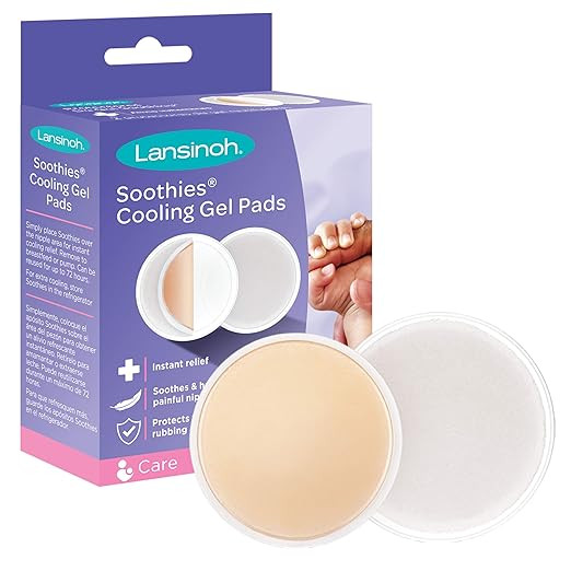 Amazon.com : Lansinoh Soothies Breast Gel Pads for Breastfeeding and Nipple Relief, 2 Pads : Nurs... | Amazon (US)