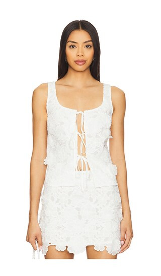 Mattie Top in White | Revolve Clothing (Global)