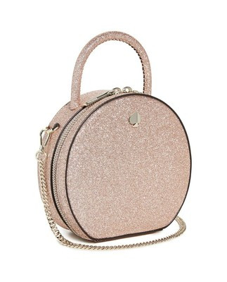 Kate Spade Andi Glitter Mini Chain Canteen Bag PINK CHAMPAGNE | eBay US