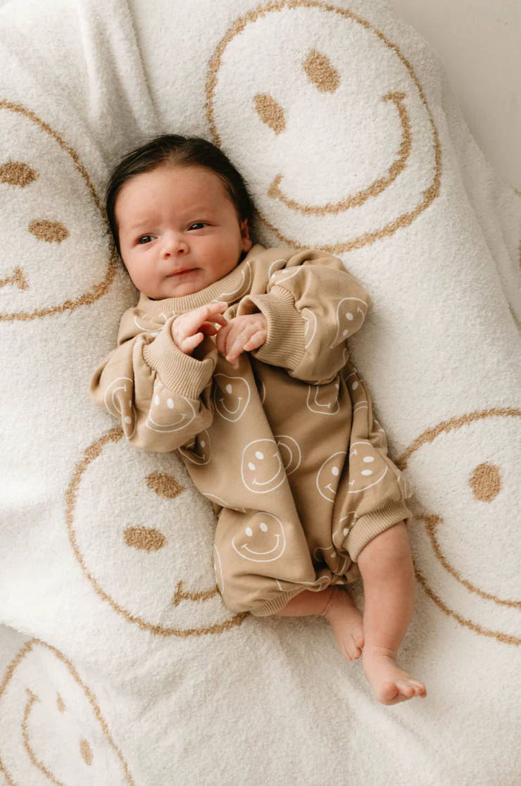 Just Smile | Long Sleeve Romper | Forever French