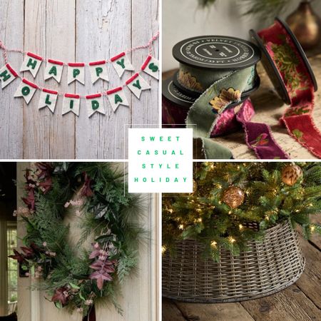 Happiest Holidays!  #wreath #treeskirt #ribbon

#LTKfamily #LTKHoliday