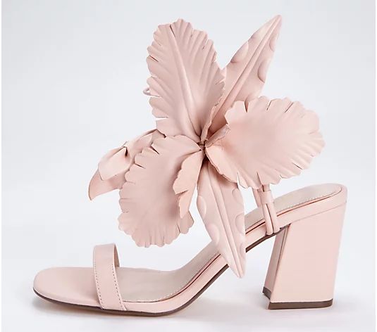 Cecilia New York Heeled Sandals - Hibiscus | QVC