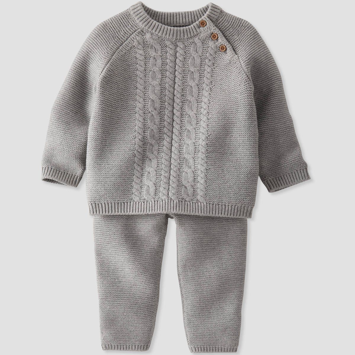 Little Planet by Carter’s 2pc Baby Sweater Set - Gray | Target