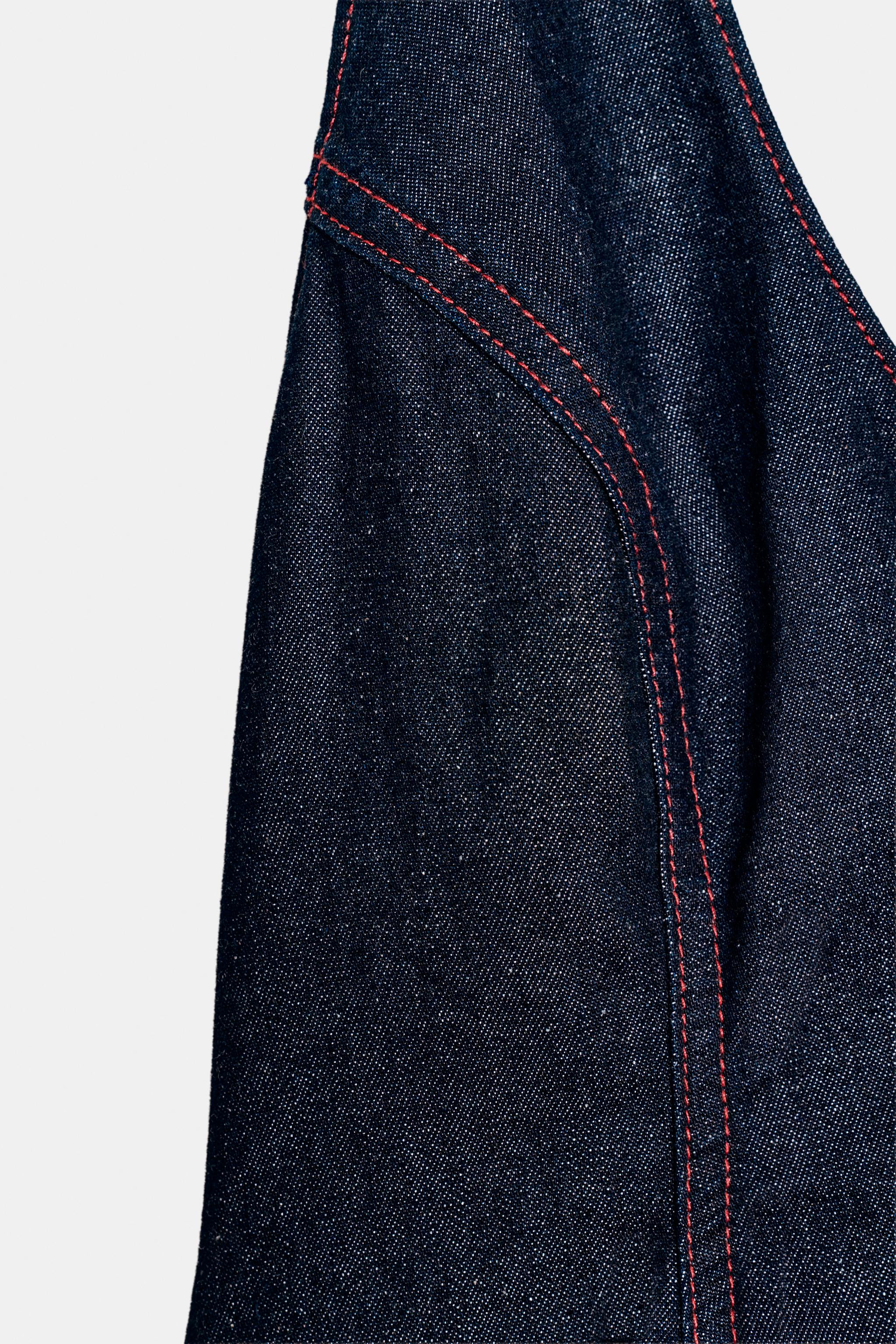 Z1975 HALTER DENIM BALLOON TOP | Zara US