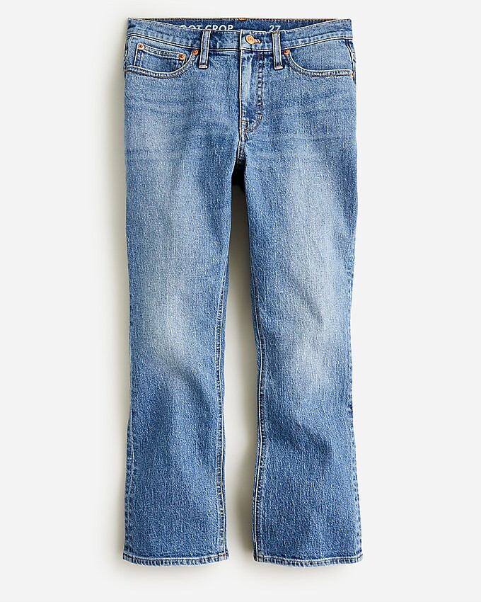 9" demi-boot crop jean in Canopy wash | J. Crew US